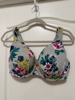 Lane Bryant Cotton Full coverage lightly lined bra size 40D